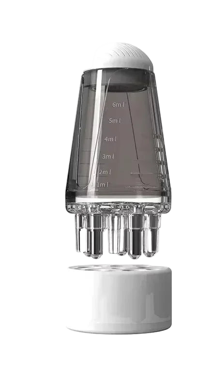 Peigne-Masseur pour Cuir Chevelu – Diffuseur de Sérum et Soin Fortifiant