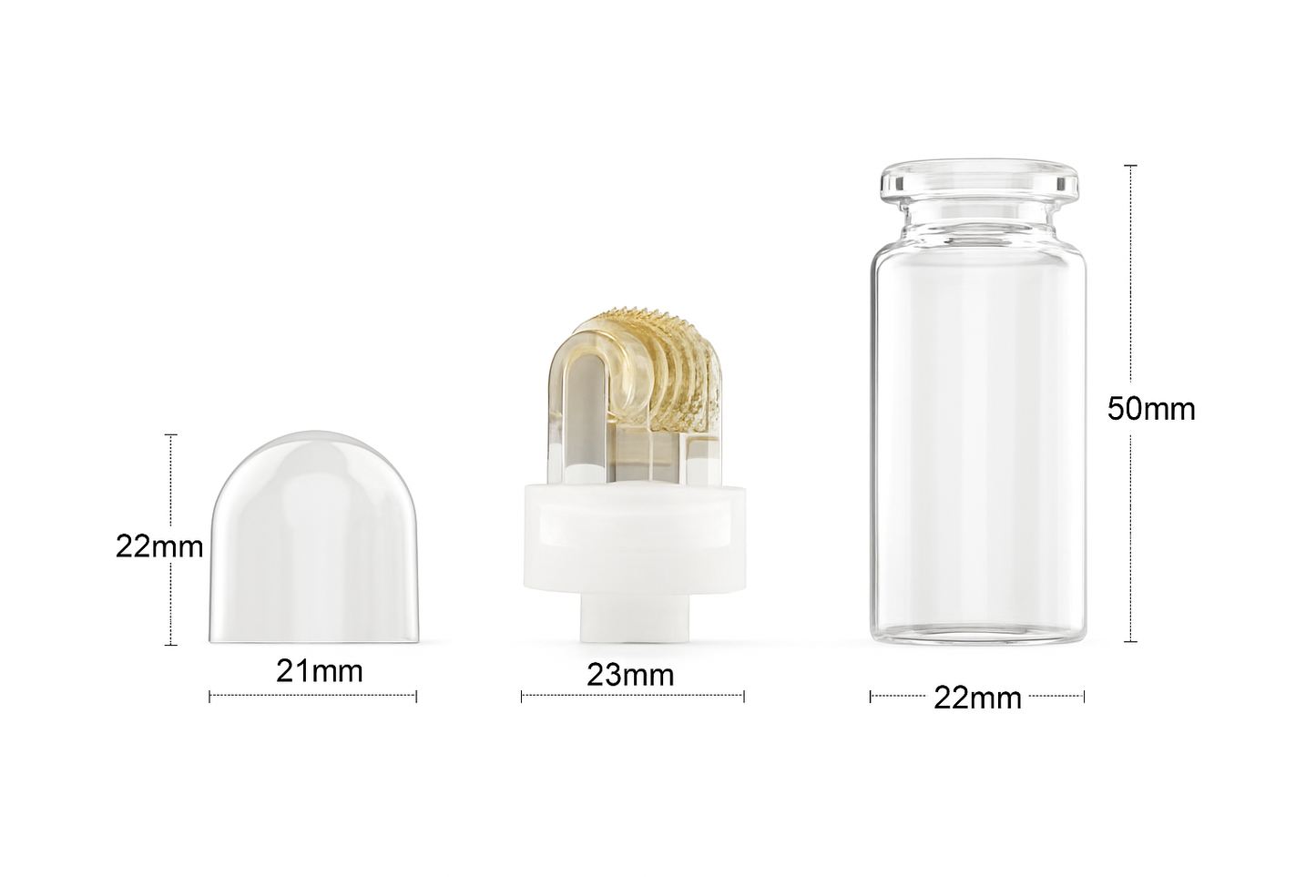 Rouleau RevitaCuir™ – Micro-Stimulation Capillaire (64 points) pour une Pousse Accélérée