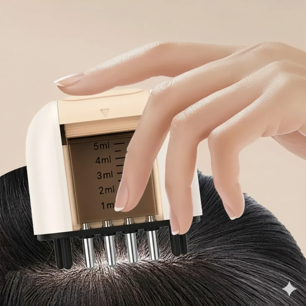 Boosthair LED Peine de Stimulation du cuir chevelu à Microcourants & Lumière Rouge